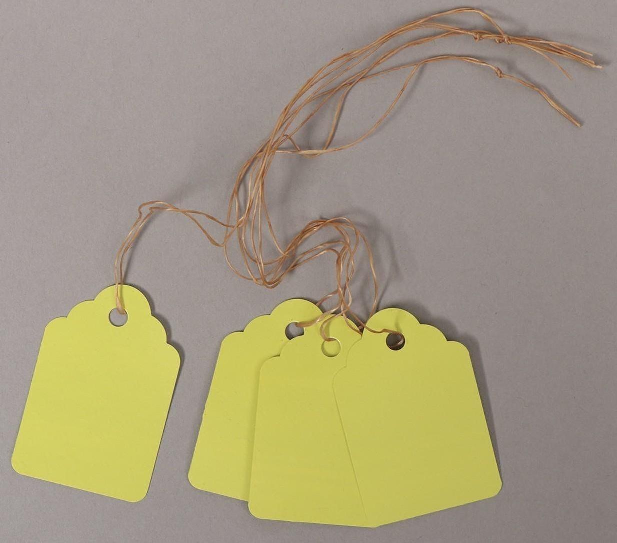 Бирки садовые для маркировки, 4,5 × 3 см, набор 20 шт., пластик, МИКС, Greengo