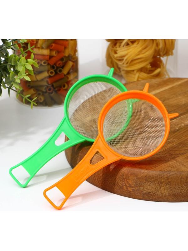 Сито с ручкой, d=9 см, цвет МИКС