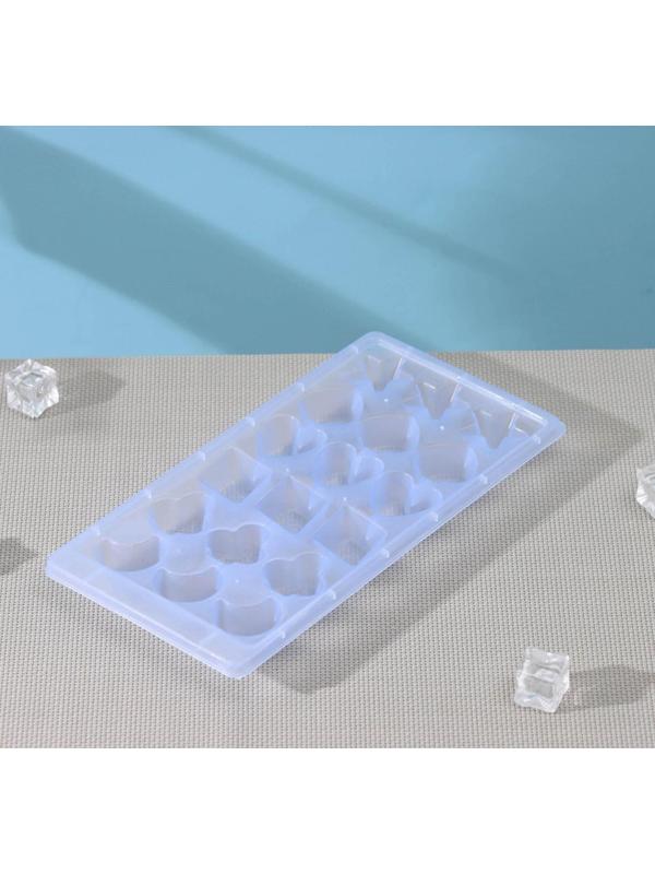 Форма для льда, 22×11×2 см, 18 ячеек, цвет МИКС