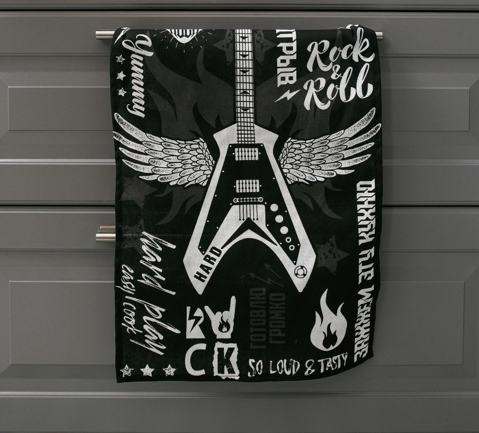 Полотенце кухонное «Let's rock» 35х60 см