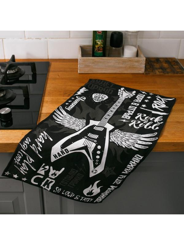 Полотенце кухонное «Let's rock» 35х60 см