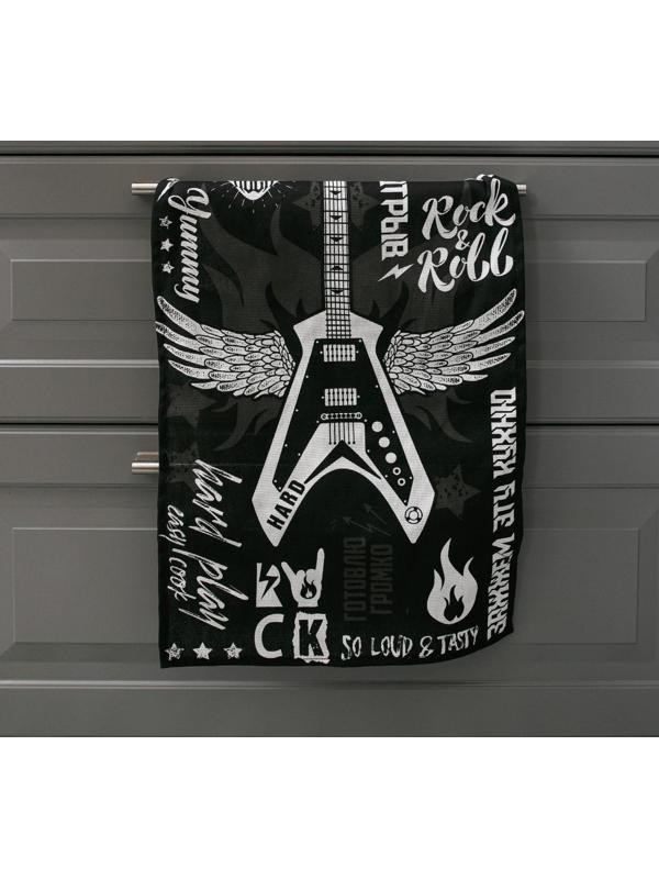 Полотенце кухонное «Let's rock» 35х60 см