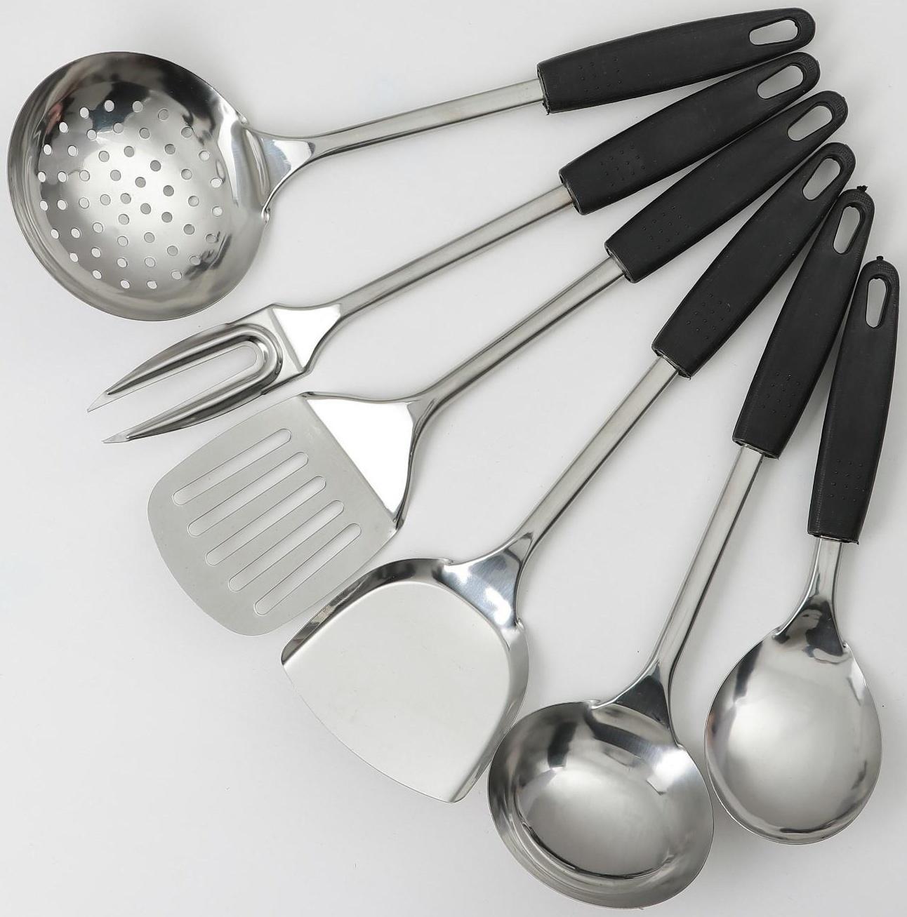 Набор кухонных принадлежностей «Ночь», 6 предметов, на подвесе