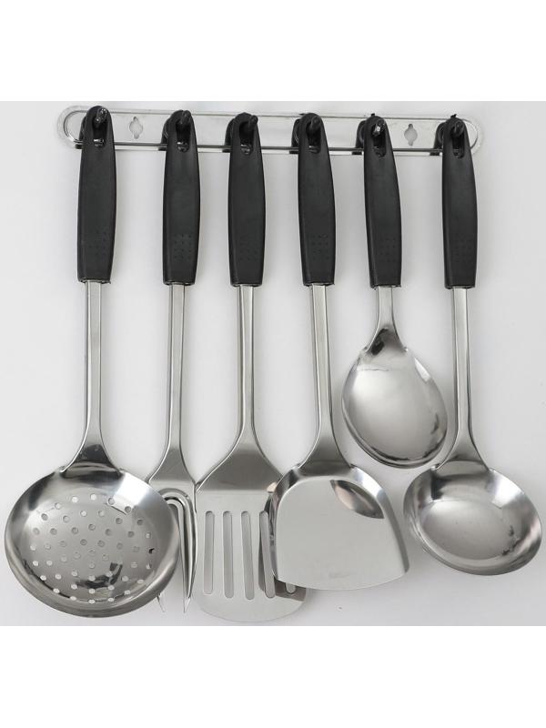 Набор кухонных принадлежностей «Ночь», 6 предметов, на подвесе