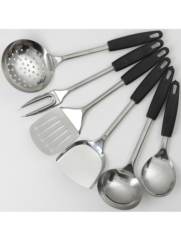 Набор кухонных принадлежностей «Ночь», 6 предметов, на подвесе