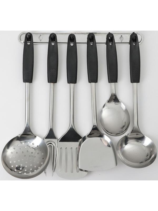 Набор кухонных принадлежностей «Ночь», 6 предметов, на подвесе