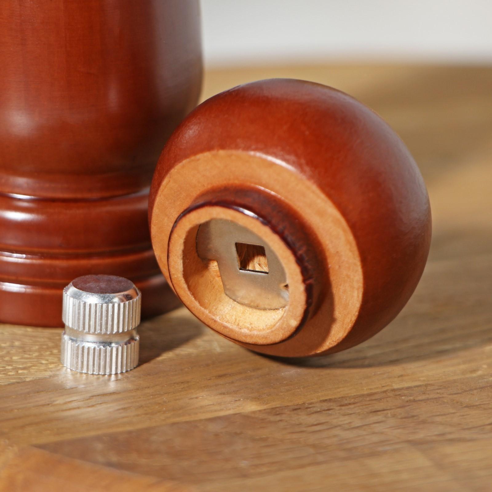 Мельница для специй, 17×4,5 см, металлический механизм, цвет тёмное дерево