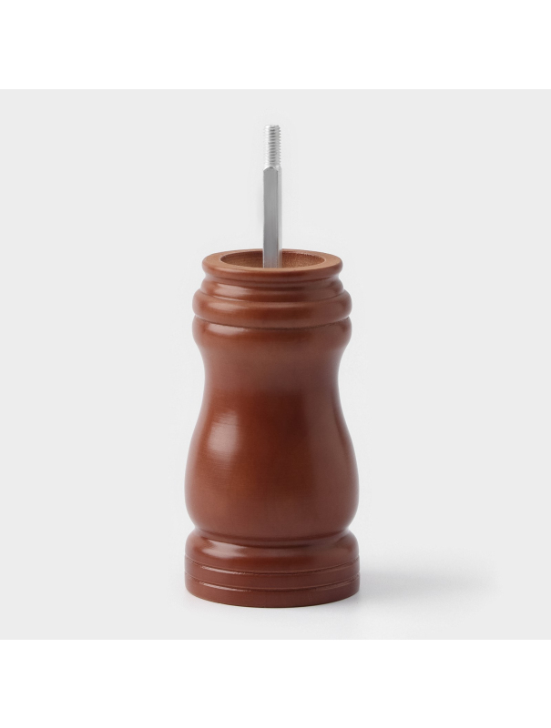 Мельница для специй, 13×4,5 см, металлический механизм, цвет тёмное дерево