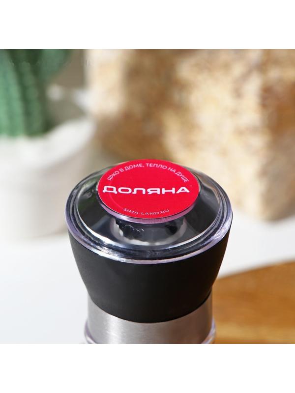 Мельница для специй «Рэйн», 12×5 см, керамический механизм, цвет МИКС