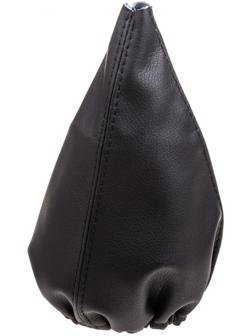 Чехол рычага КПП Skyway, ВАЗ 2108-09, 21 см, экокожа, черный, S06201012