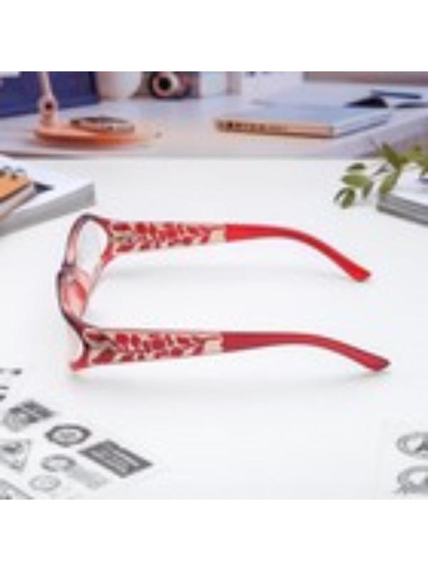 Очки корригирующие 6618, цвет бордовый, +1,5