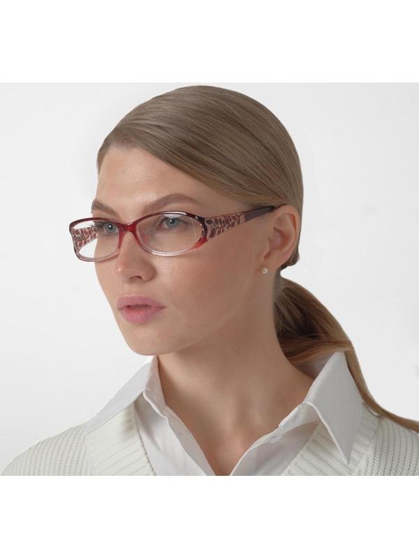 Очки корригирующие 6618, цвет бордовый, +1,5