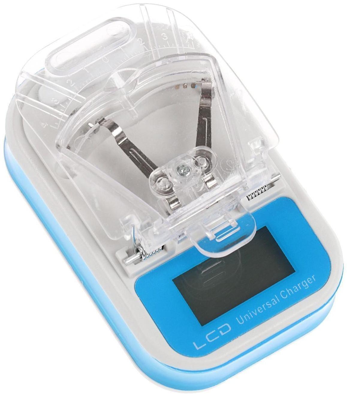 Сетевое зарядное устройство UC-21, дисплей, универсальное для съемных батарей