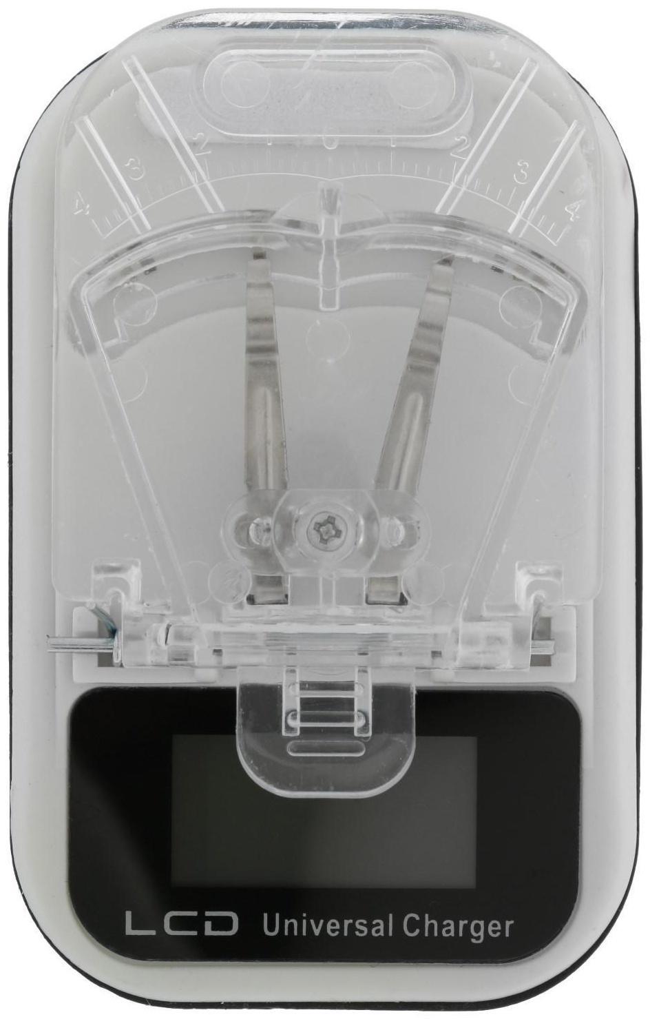 Сетевое зарядное устройство UC-21, дисплей, универсальное для съемных батарей