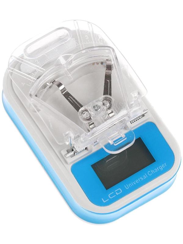 Сетевое зарядное устройство UC-21, дисплей, универсальное для съемных батарей