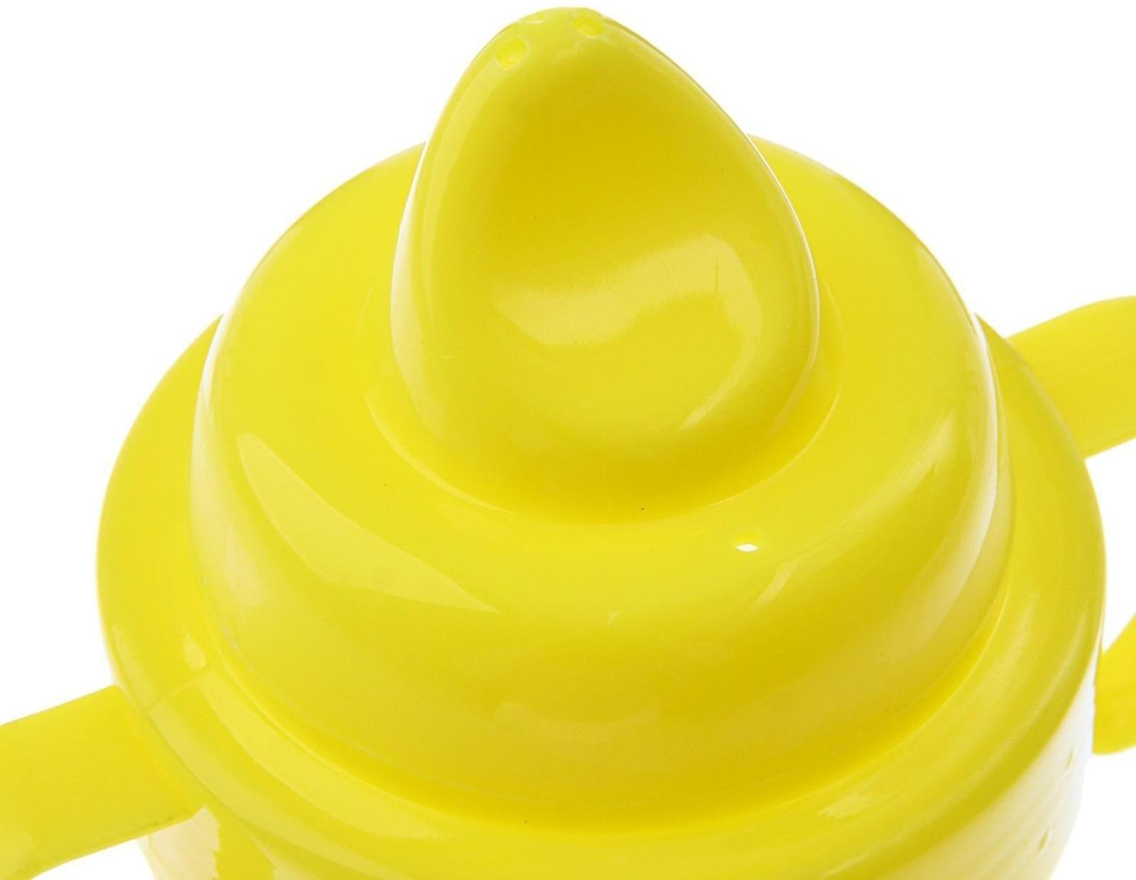 Поильник детский с твёрдым носиком «Сладкая жизнь», с ручками, 150 мл, цвет желтый