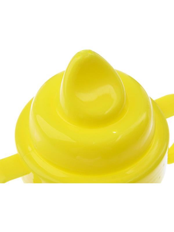 Поильник детский с твёрдым носиком «Сладкая жизнь», с ручками, 150 мл, цвет желтый