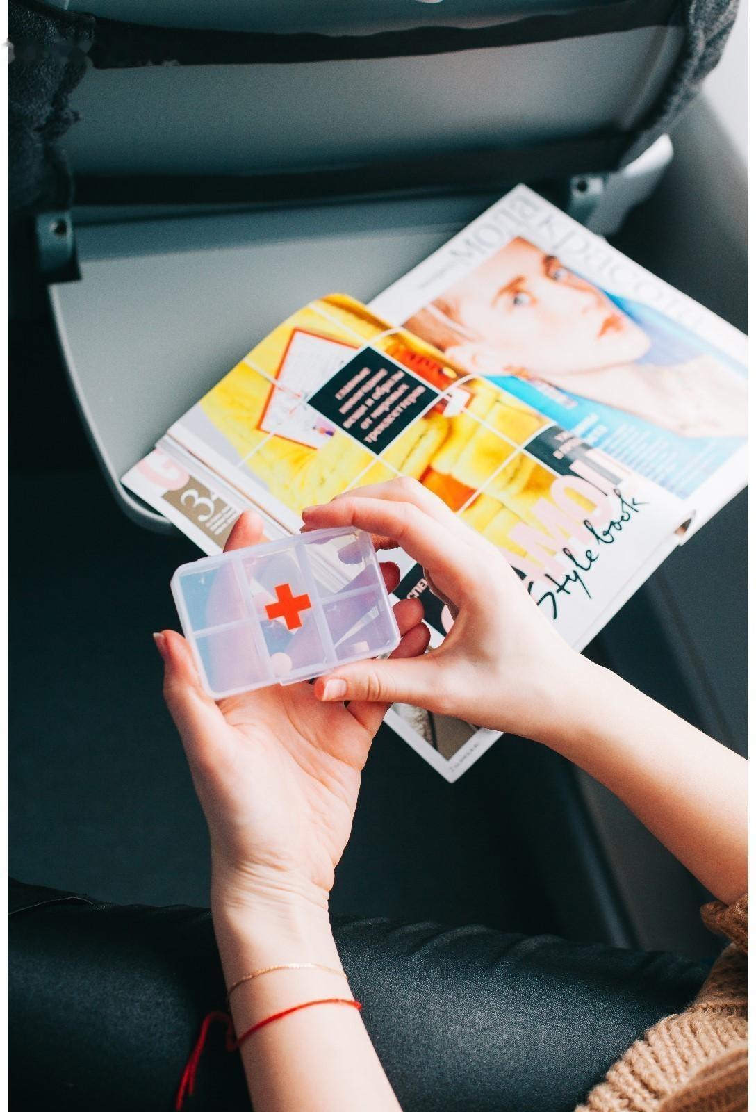 Таблетница «Быстрая аптечка», 6 секций, цвет прозрачный