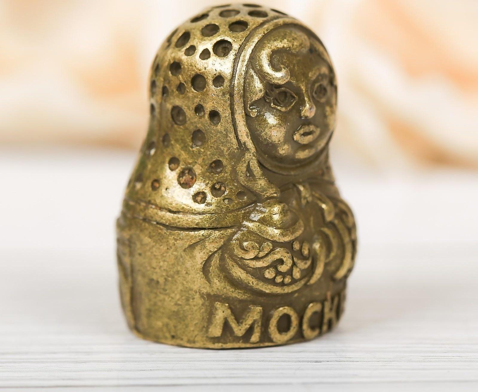 Напёрсток сувенирный «Москва», латунь