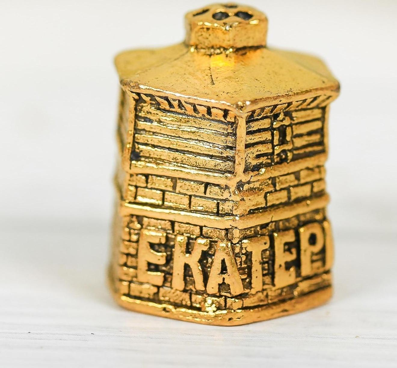 Напёрсток сувенирный «Екатеринбург», золото