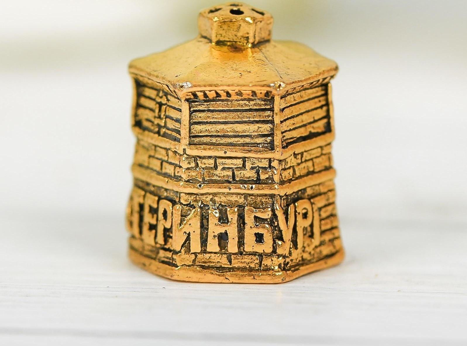 Напёрсток сувенирный «Екатеринбург», золото