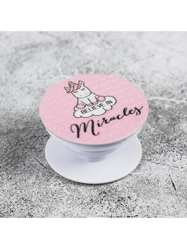 Набор попсокет с нанесением с держателем для авто Miracles, 16.6 × 8 см