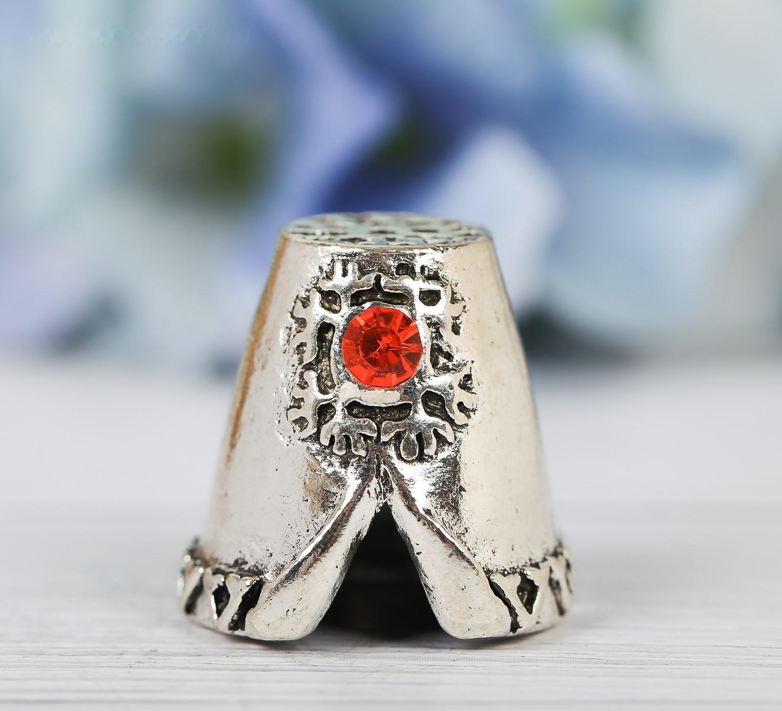 Напёрсток сувенирный «Север», серебро