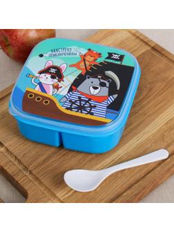 Ланч-бокс с ложкой «Навстречу приключениям», 400 мл