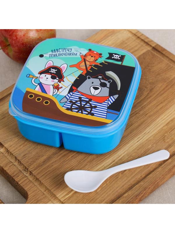Ланч-бокс с ложкой «Навстречу приключениям», 400 мл