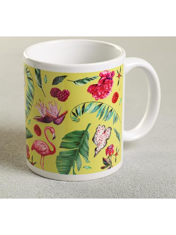 Кружка «Самой красивой», 330 мл, фламинго