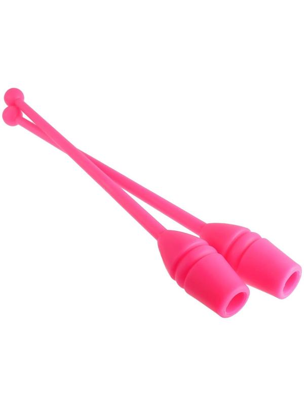 Булавы гимнастические, 35 см, 140 г (пара), цвет розовый