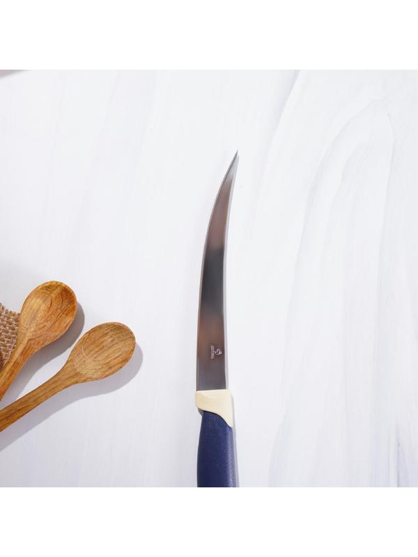 Нож кухонный Доляна «Страйп», гладкое лезвие 11,5 см