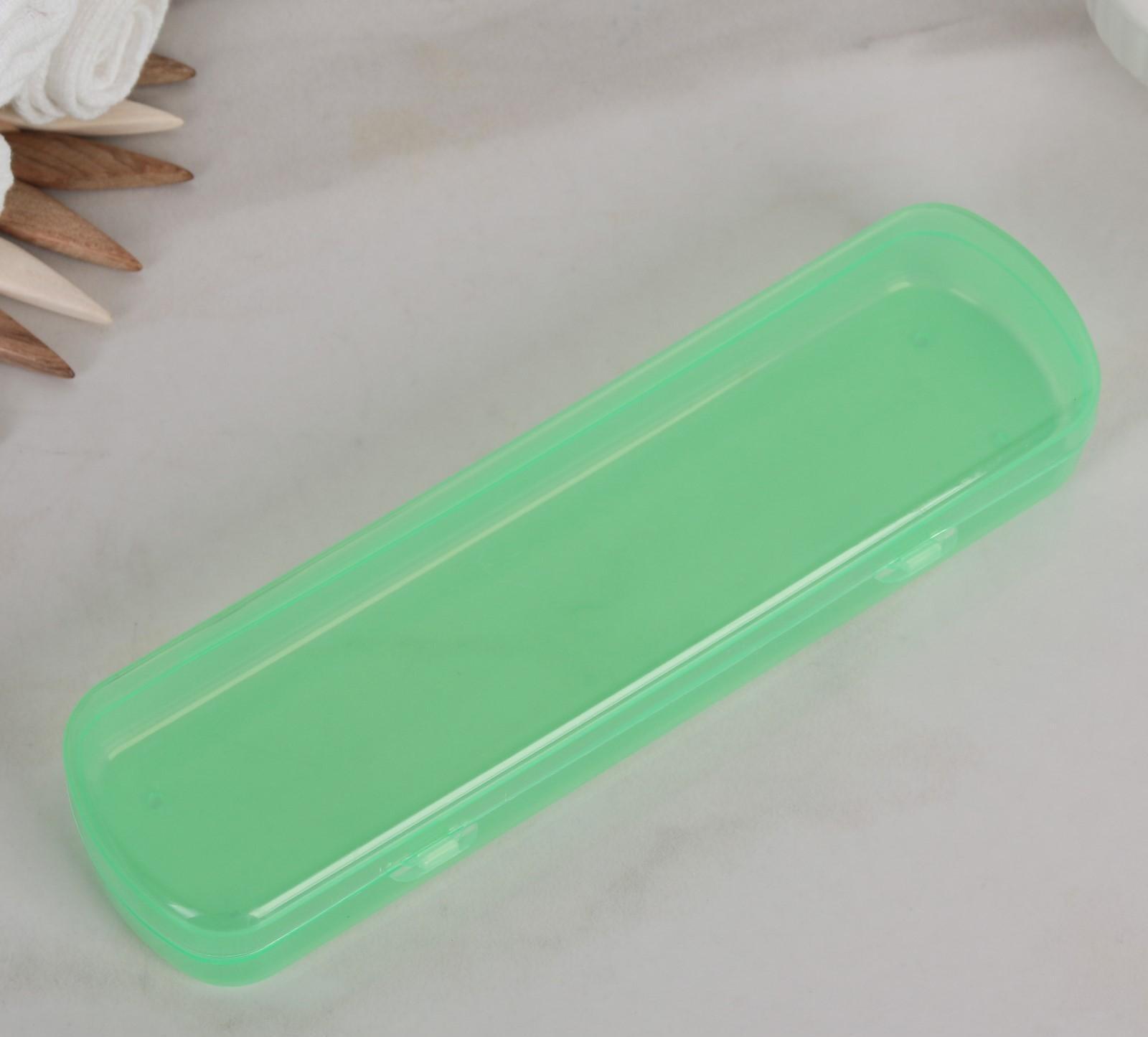 Футляр для зубной щётки и пасты, 21 см, цвет МИКС