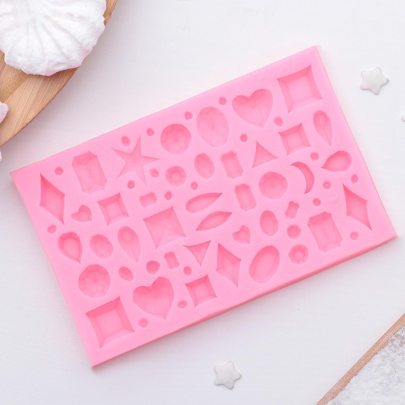 Молд «Драгоценные камни», 11×7 см, цвет МИКС