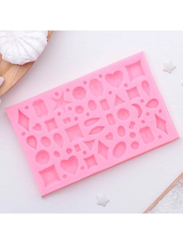 Молд «Драгоценные камни», 11×7 см, цвет МИКС