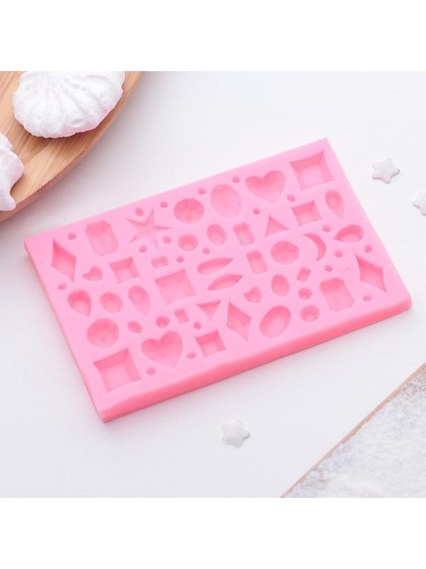 Молд «Драгоценные камни», 11×7 см, цвет МИКС