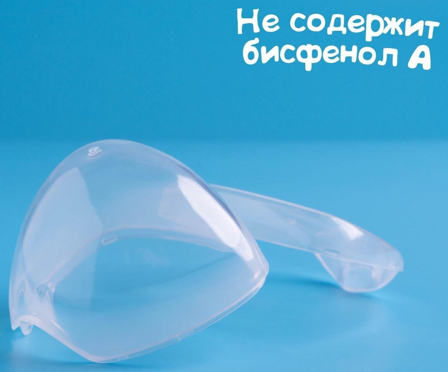 Контейнер для хранения и стерилизации сосок и пустышек, цвет прозрачный