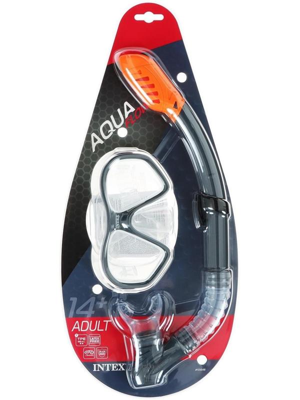 Набор для плавания REEF RIDER маска+трубка, от 14 лет