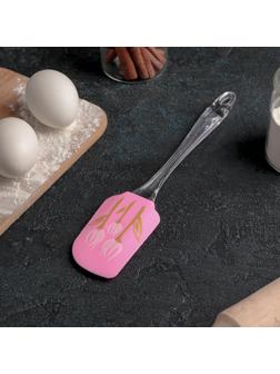 Лопатка Доляна «Настроение», 25 см, цвет и рисунок МИКС