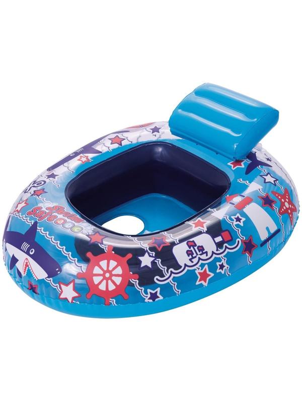 Круг для плавания с сиденьем «Лодочка», 76 х 65 см, от 6-18 мес, цвета МИКС, 34126 Bestway