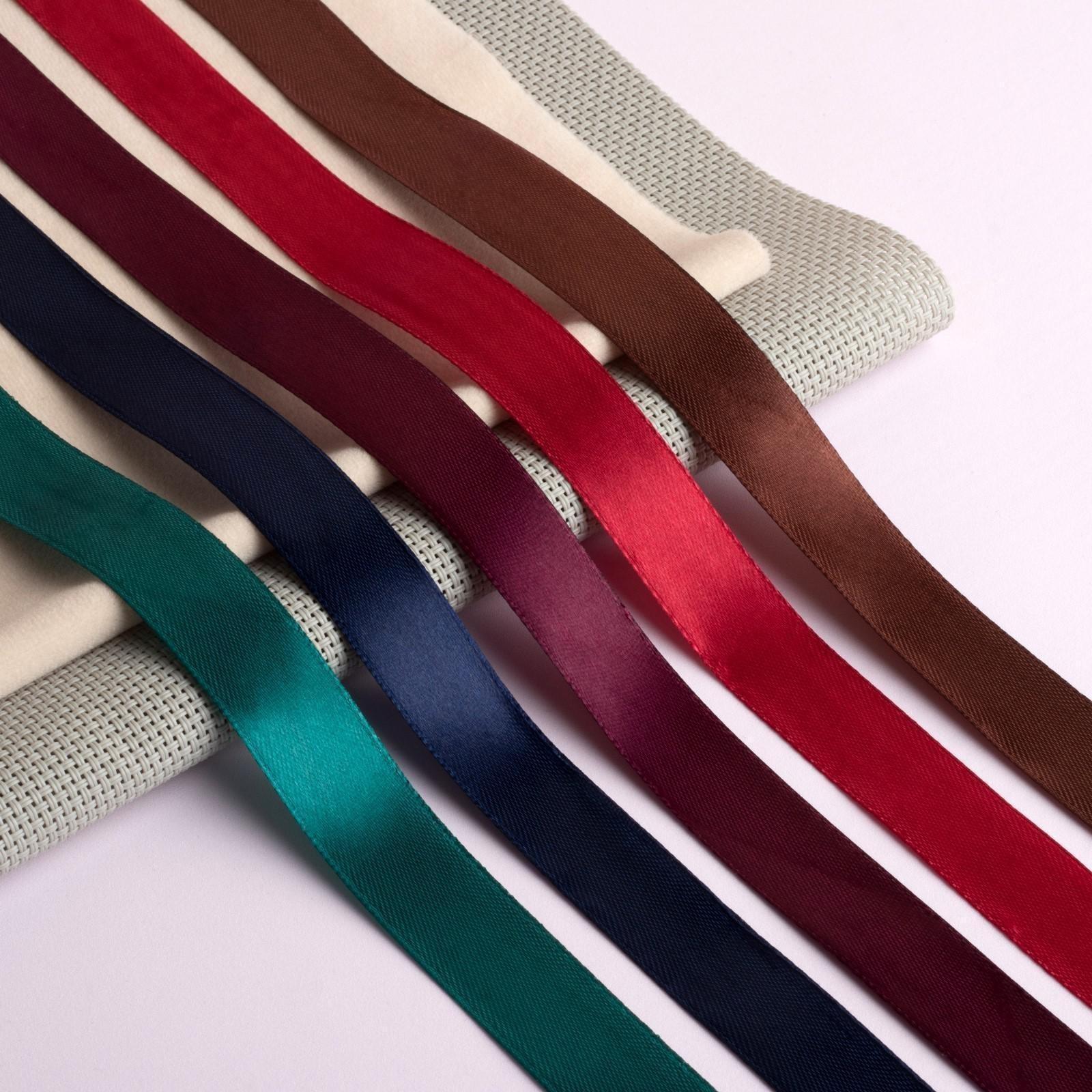 Набор атласных лент «Вечерние огни», 5 шт, размер 1 ленты: 20 мм × 23 ± 1 м