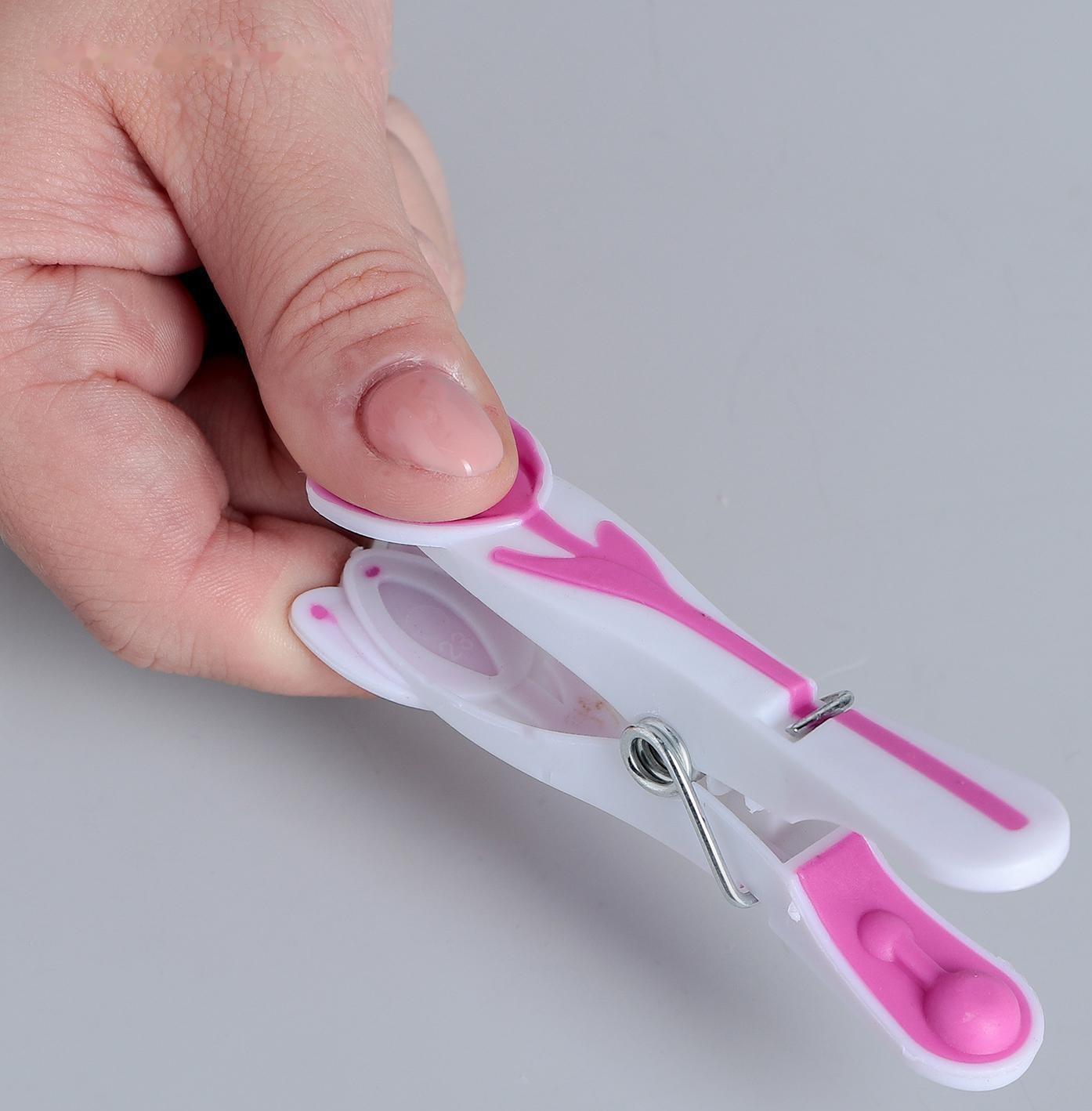 Прищепки бельевые «Тюльпаны», 8,5 см, 12 шт, цвет МИКС