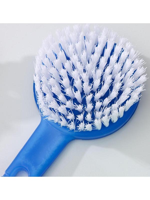 Набор банный, 2 предмета: мочалка, щётка банная, цвет МИКС