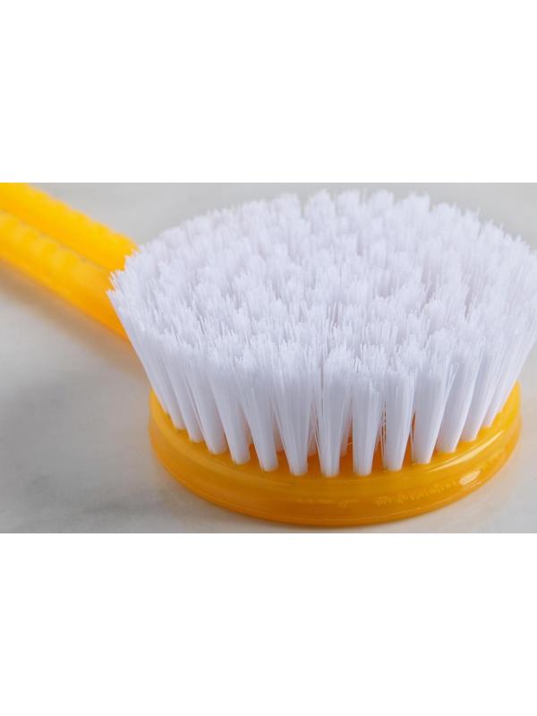 Набор банный, 2 предмета: мочалка, щётка банная, цвет МИКС