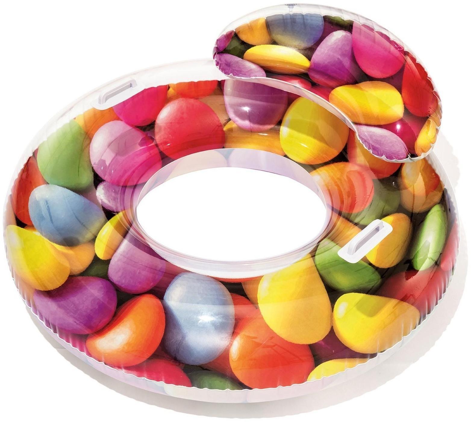 Круг-шезлонг для плавания «Леденец», 118 х 117 см, 43186 Bestway