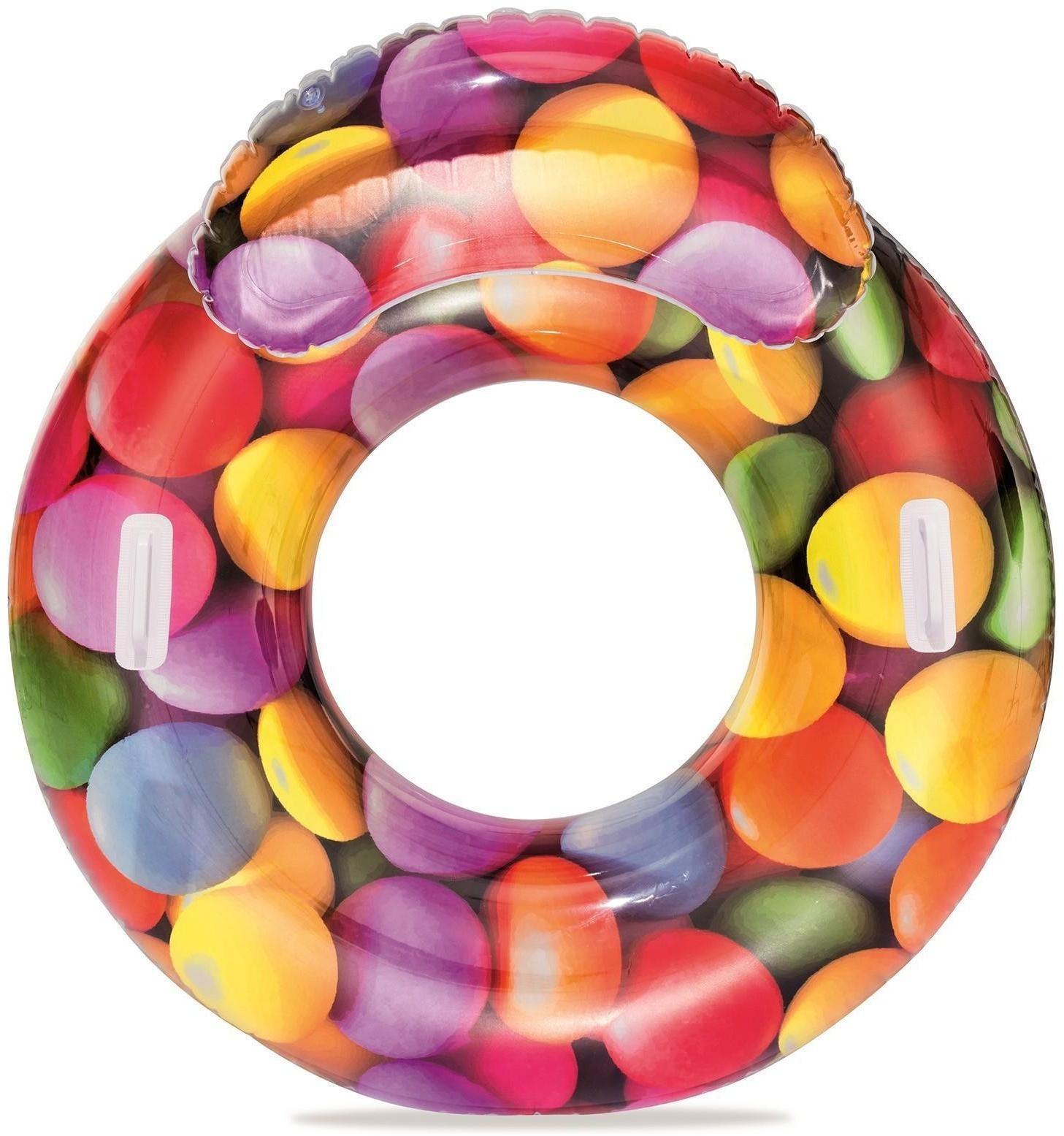 Круг-шезлонг для плавания «Леденец», 118 х 117 см, 43186 Bestway