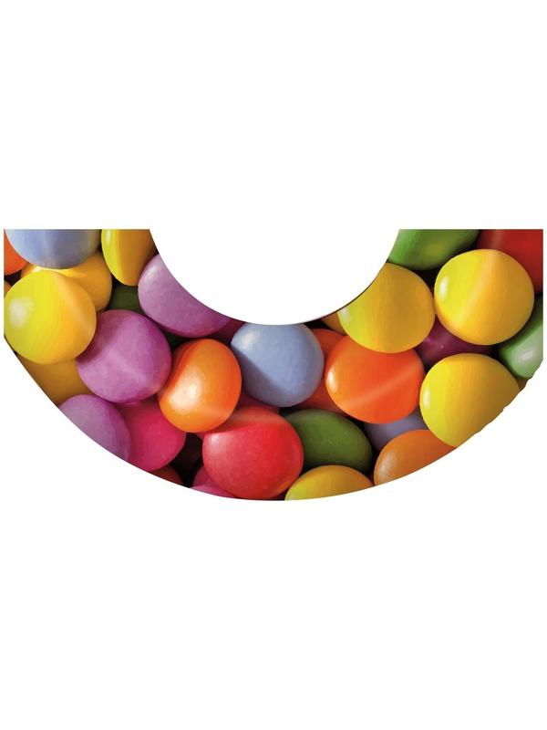 Круг-шезлонг для плавания «Леденец», 118 х 117 см, 43186 Bestway