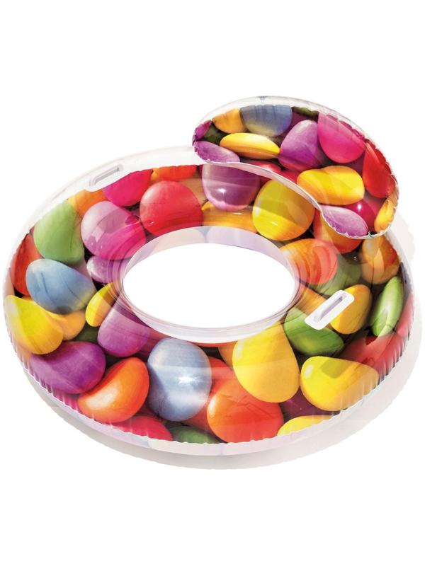 Круг-шезлонг для плавания «Леденец», 118 х 117 см, 43186 Bestway