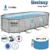 Бассейн каркасный Power Steel Swim Vista, 549 х 274 х 122, фильтр-насос, лестница, тент, 56716 Bestway