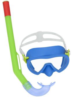 Набор для плавания Essential Lil' Glider, маска, трубка, от 3 лет, обхват 48-52 см, цвета МИКС, 24036 Bestway